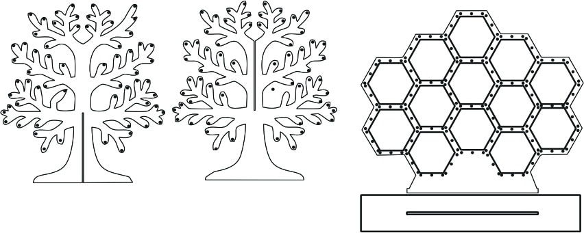 Árbol con base