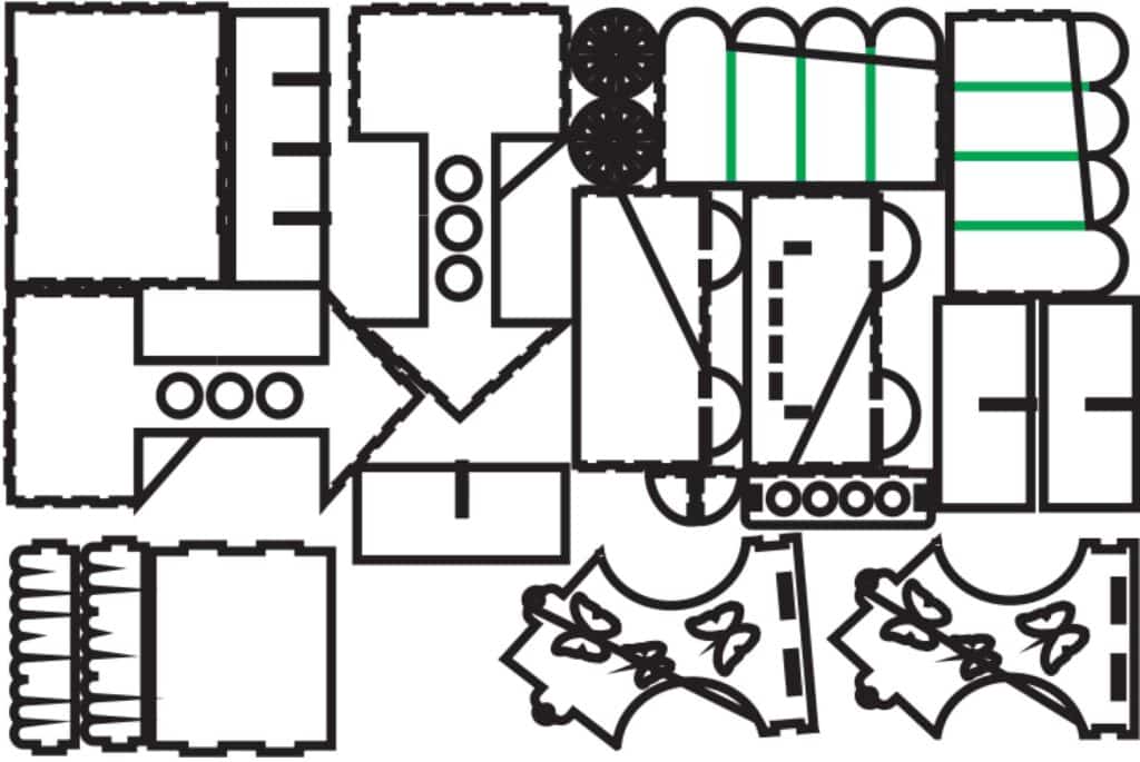 Stands para dulces 3 — vector para corte CNC