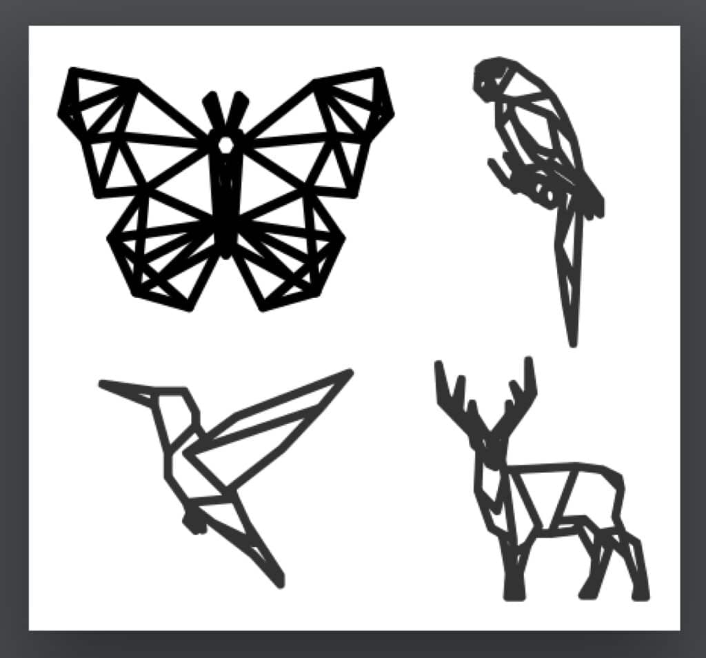 Animales — vector para corte CNC