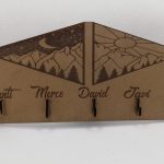 Soporte para mascarillas - Vector descarganle para corte CNC y grabado laser gratis | Stanser