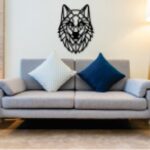 Lobo de pared - Vector descarganle para corte CNC y grabado laser gratis | Stanser