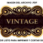 Ornamental vintage - Vector SVG DXF para CNC Router y Laser CO2 - Descargable gratis | Stanser