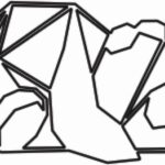 Panda acostado - Vector descarganle para corte CNC y grabado laser gratis | Stanser