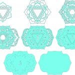 8 mandalas - Vector descarganle para corte CNC y grabado laser gratis | Stanser