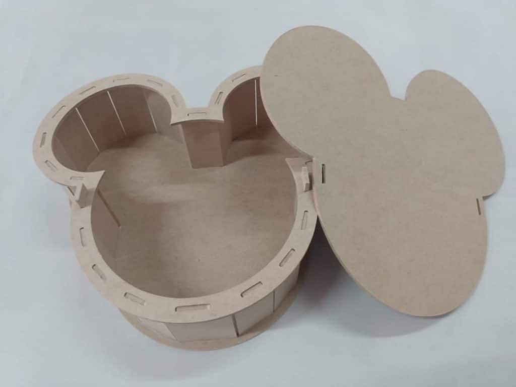 Caja para dulces «Ratón» — vector para corte CNC