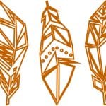 Formas de plumas - Vector descarganle para corte CNC y grabado laser gratis | Stanser