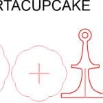 Torre para cupcakes (2 niveles) - Vector SVG DXF para CNC Router y Laser CO2 - Descargable gratis | Stanser
