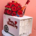 Caja para botella "Carrito de helados" - Vector SVG DXF para CNC Router y Laser CO2 - Descargable gratis | Stanser