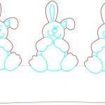 Decoración "Conejos de Pascua" - Vector descarganle para corte CNC y grabado laser gratis | Stanser