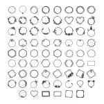 Marcos para cake toppers - Vector descarganle para corte CNC y grabado laser gratis | Stanser