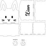 Caja "Conejo" - Vector descarganle para corte CNC y grabado laser gratis | Stanser