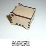 Caja encastrable - Vector SVG DXF para CNC Router y Laser CO2 - Descargable gratis | Stanser