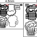 Cajas de Tarros de Cerveza - Vector SVG DXF para CNC Router y Laser CO2 - Descargable gratis | Stanser