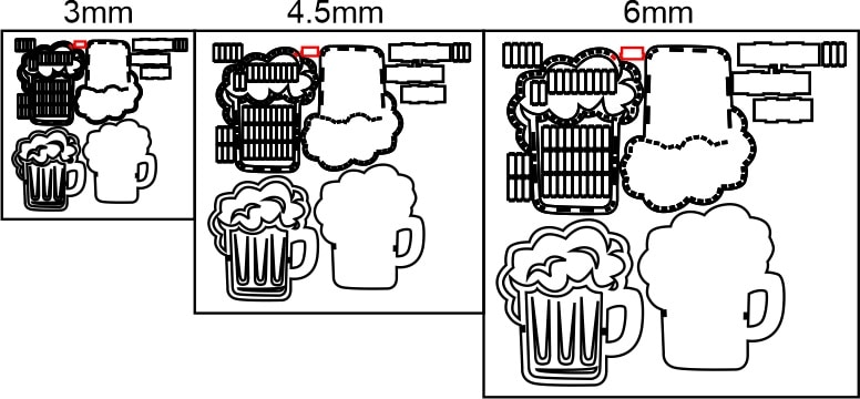 Cajas de Tarros de Cerveza