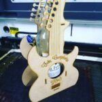 Caja para vino "Guitarra" - Vector SVG DXF para CNC Router y Laser CO2 - Descargable gratis | Stanser