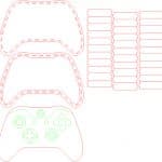 Caja "X-Box" - Vector SVG DXF para CNC Router y Laser CO2 - Descargable gratis | Stanser