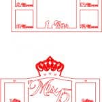 Cuadros para primer año y quince años - Vector descarganle para corte CNC y grabado laser gratis | Stanser