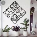 Set de cuadros "Animales" - Vector descarganle para corte CNC y grabado laser gratis | Stanser