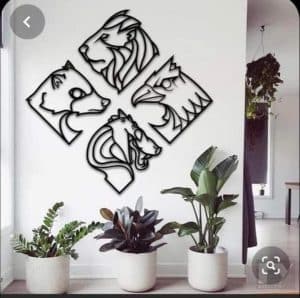 Set de cuadros «Animales»
