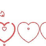 Corazón para firmas - Vector descarganle para corte CNC y grabado laser gratis | Stanser