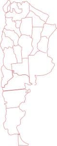 Mapa de Argentina