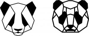 Pandas geométricos