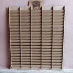Estante para 100 tarjetas - Vector descarganle para corte CNC y grabado laser gratis | Stanser