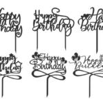 Toppers "Happy Birthday" 8 - Vector descarganle para corte CNC y grabado laser gratis | Stanser