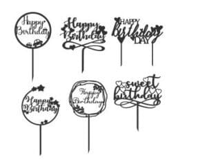 Toppers «Happy Brithday» 9