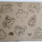 Juego infantil de transportes - Vector descarganle para corte CNC y grabado laser gratis | Stanser