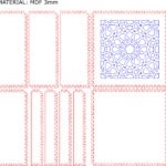 Caja calada "Estrellas" - Vector SVG DXF para CNC Router y Laser CO2 - Descargable gratis | Stanser