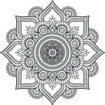 Mandala floral - Vector descarganle para corte CNC y grabado laser gratis | Stanser