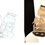 Decoración de Ángel rezando - Vector SVG DXF para CNC Router y Laser CO2 - Descargable gratis | Stanser