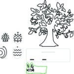 Árbol de Pascua - Vector SVG DXF para CNC Router y Laser CO2 - Descargable gratis | Stanser