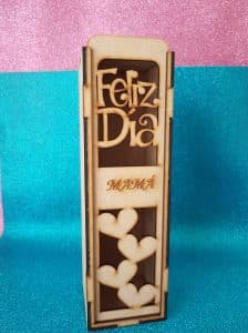 Caja de vino «Mamá»