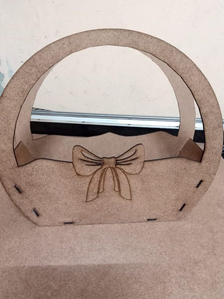 Caja «Moño» — vector para corte CNC