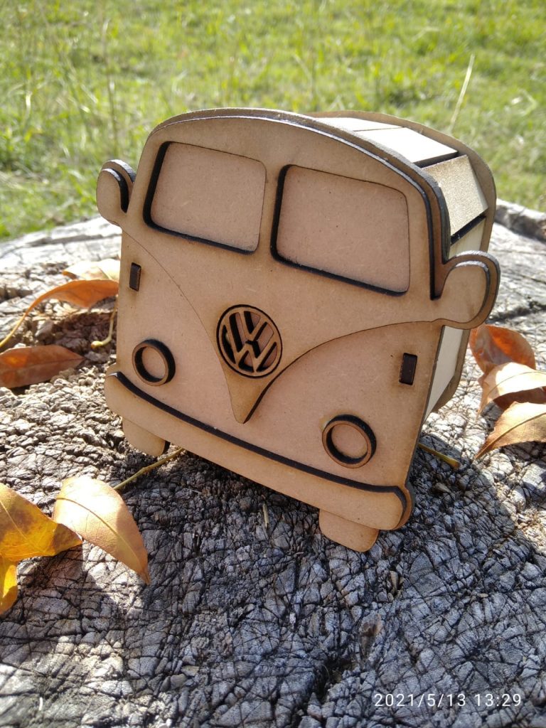 Caja de combi — vector para corte CNC