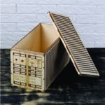 Caja de Contenedor - Vector SVG DXF para CNC Router y Laser CO2 - Descargable gratis | Stanser