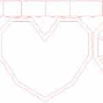 Caja de corazón geométrico - Vector SVG DXF para CNC Router y Laser CO2 - Descargable gratis | Stanser
