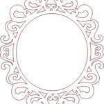 Espejo oval de pared - Vector descarganle para corte CNC y grabado laser gratis | Stanser