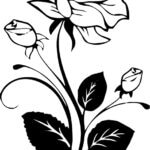 Flor con base - Vector SVG DXF para Laser CO2 - Descargable gratis | Stanser