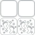 Huellas - Vector descarganle para corte CNC y grabado laser gratis | Stanser