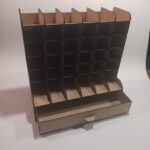 Organizador grande de marcadores - Vector descarganle para corte CNC y grabado laser gratis | Stanser