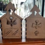Caja "Iglesia" - Vector SVG DXF para CNC Router y Laser CO2 - Descargable gratis | Stanser