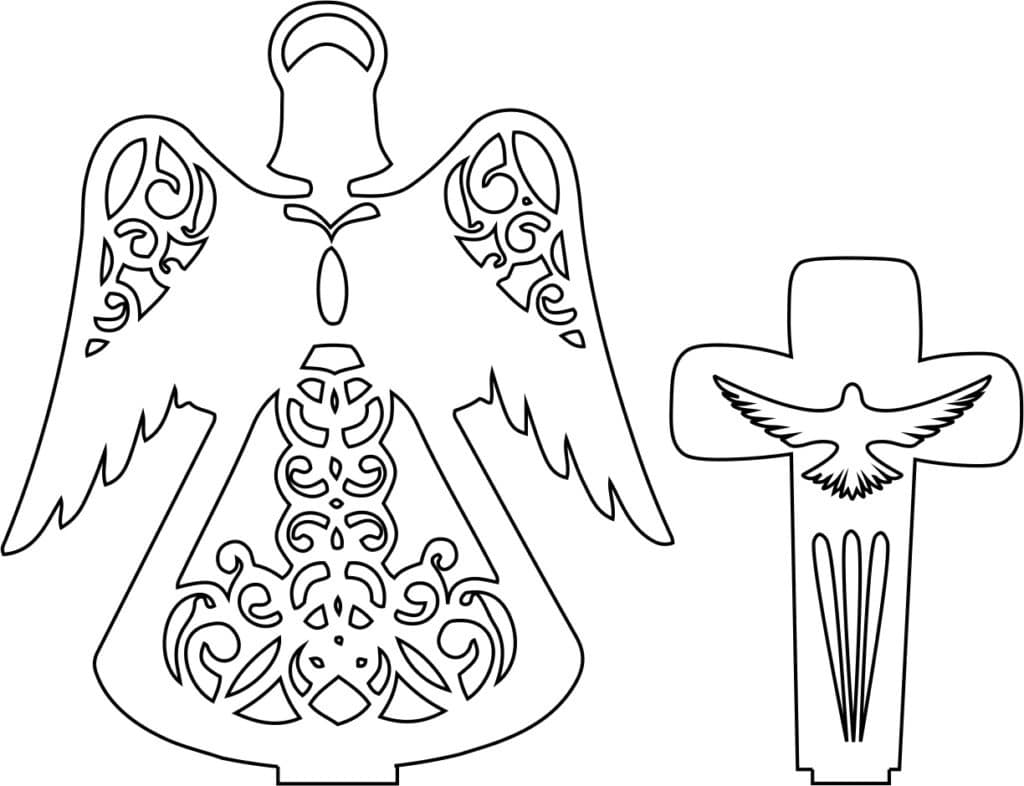 Recuerdo 1a. Comunión — vector para corte CNC