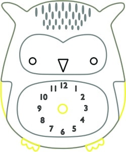 Reloj infantil «Búho»