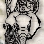 Cuadro salvaje - Vector descarganle para corte CNC y grabado laser gratis | Stanser