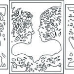 Tríptico "Raíces" - Vector descarganle para corte CNC y grabado laser gratis | Stanser