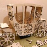 Centro de mesa "Carruaje" - Vector SVG DXF para CNC Router y Laser CO2 - Descargable gratis | Stanser