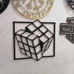 Cuadro "Cubo Rubik" - Vector descarganle para corte CNC y grabado laser gratis | Stanser